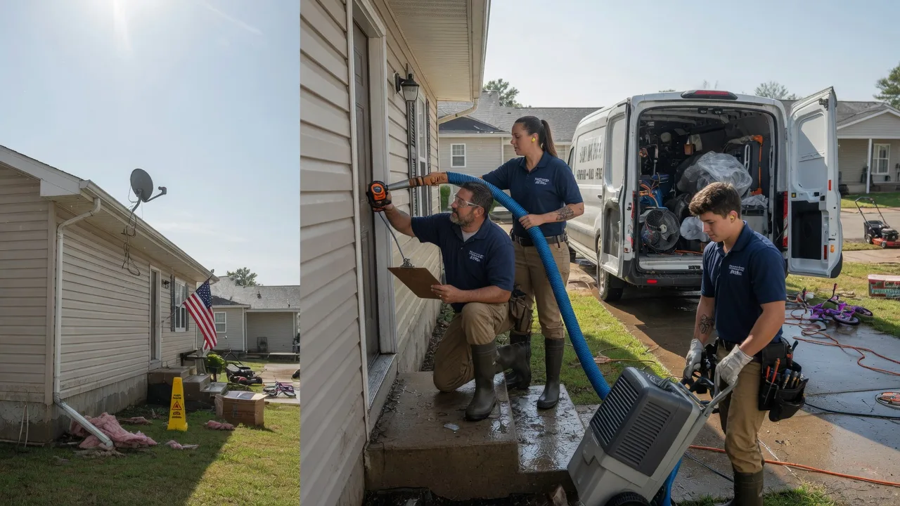Ceiling Water Damage Restoration in Smithville, TX near me
